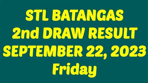 jueteng result today batangas|STL Result Today .